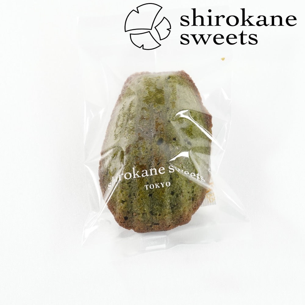 【メール便・ポスト投函】白金マドレーヌ(抹茶)4個入)【gifteeクーポン使用】(配送日時指定不可)