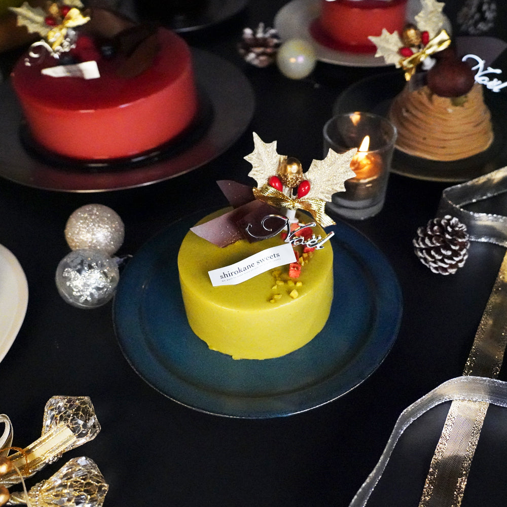 shirokane sweet TOKYO 2人用ペアホールケーキXmas 白金ミロワール(ピスターシュ)【gifteeクーポン】