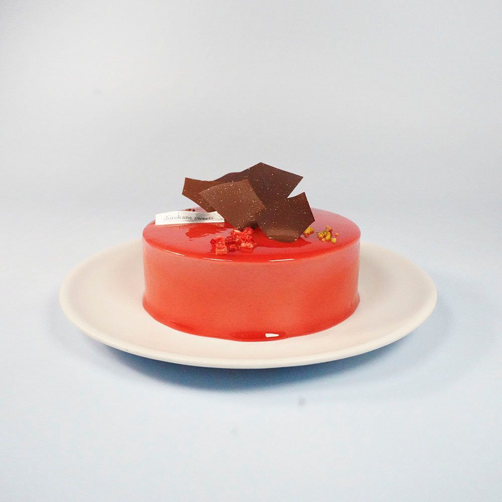 shirokane sweets TOKYO 情熱の赤と酸味を楽しむ白金プレミアムミロワール(フランボワーズ) クリスマス 5号