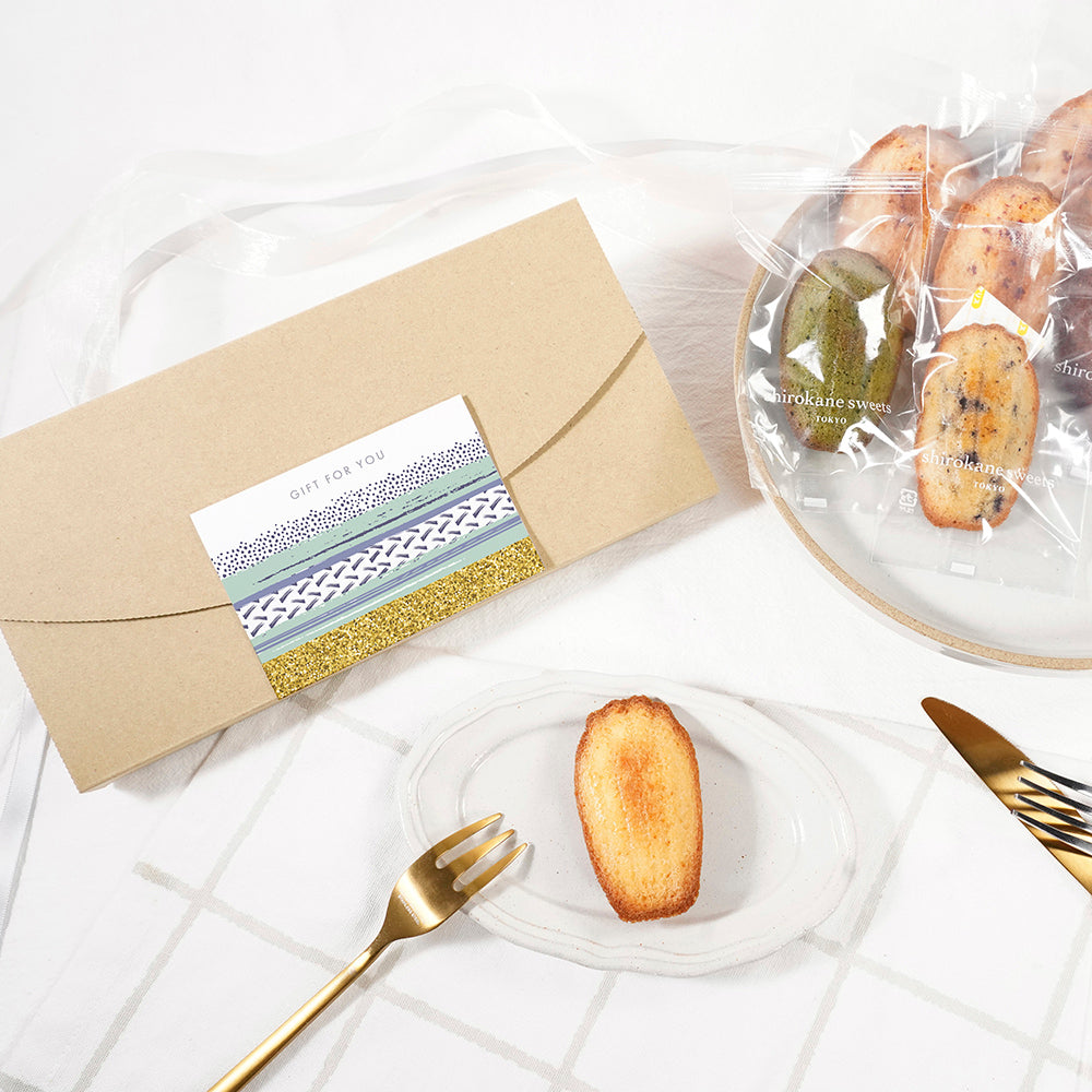 【送料無料、ポスト投函】shirokane sweet TOKYO 白金マドレーヌ/GIFT FOR YOU シール付