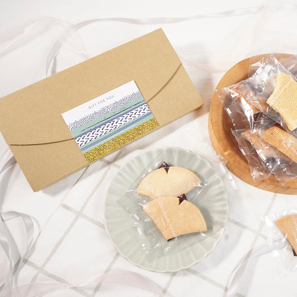 【送料無料、ポスト投函】shirokane sweets TOKYO platinum sabre/白金サブレ 8個/GIFT FOR YOU シール付 【gifteeクーポン】