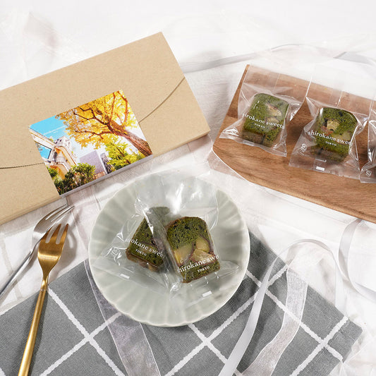 【送料込】和栗と抹茶の美味しい和焼き菓子 5個入(ポスト投函・配送日時指定不可)