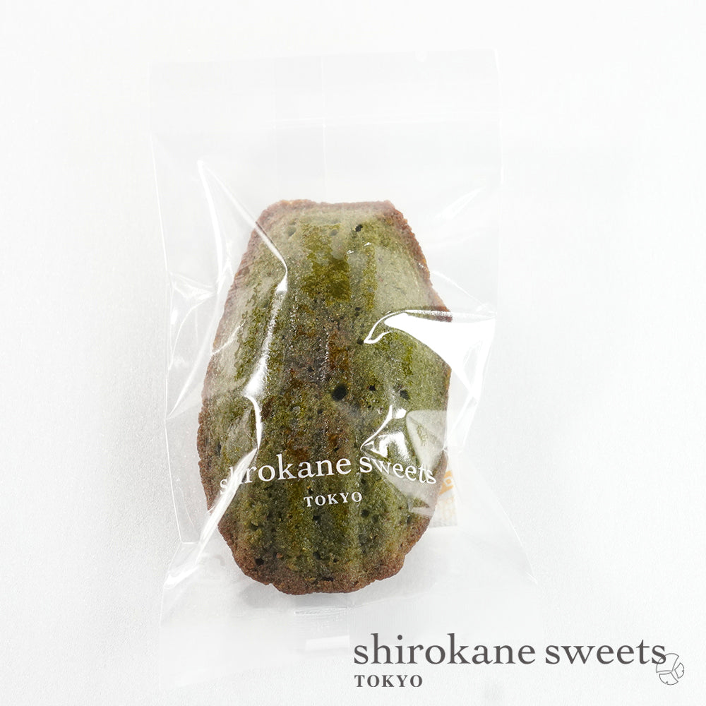 「送料無料」shirokane sweets TOKYO 白金マドレーヌ(抹茶) 4個入(ポスト投函・配送日時指定不可)/GIFT FOR YOU シール付