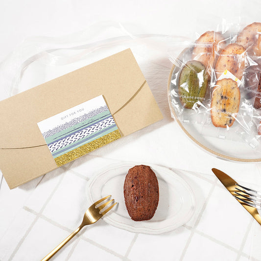 「送料無料」shirokane sweets TOKYO 白金マドレーヌ(ショコラ) 4個入(ポスト投函・配送日時指定不可)/GIFT FOR YOU シール付