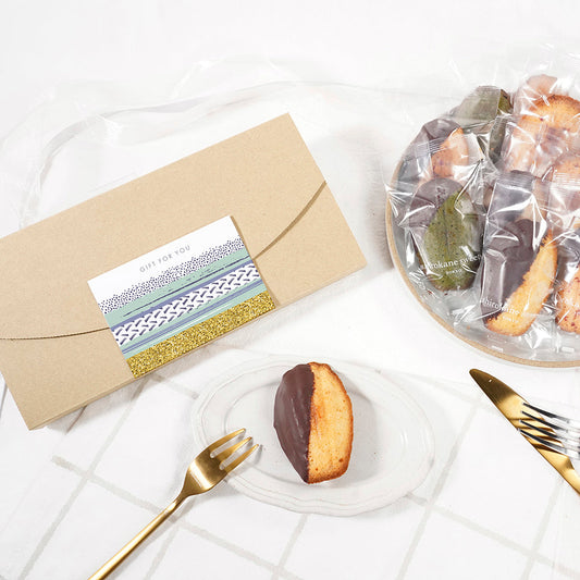 「送料無料」shirokane sweets TOKYO 白金ショコラマドレーヌ(プレーン) 4個入(ポスト投函・配送日時指定不可)/GIFT FOR YOU シール付