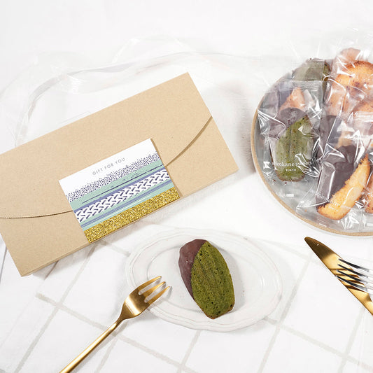 「送料無料」shirokane sweets TOKYO 白金ショコラマドレーヌ(抹茶) 4個入(ポスト投函・配送日時指定不可)/GIFT FOR YOU シール付