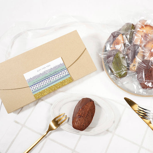 「送料無料」shirokane sweets TOKYO 白金ショコラマドレーヌ(ショコラ) 4個入(ポスト投函・配送日時指定不可)/GIFT FOR YOU シール付