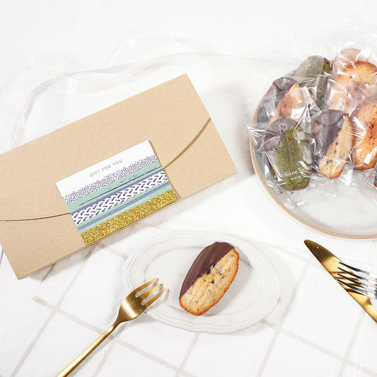 「送料無料」shirokane sweets TOKYO 白金ショコラマドレーヌ(ブルーベリー) 4個入(ポスト投函・配送日時指定不可)/GIFT FOR YOU シール付