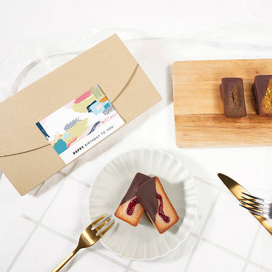 「送料無料」shirokane sweets TOKYO 白金ショコラフィナンシェ(フランボワーズ) 5個入(ポスト投函・配送日時指定不可)/HAPPY BITHDAY シール付