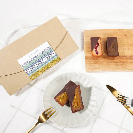 「送料無料」shirokane sweets TOKYO 白金ショコラフィナンシェ(ピスタチオ) 5個入(ポスト投函・配送日時指定不可)/GIFT FOR YOU シール付