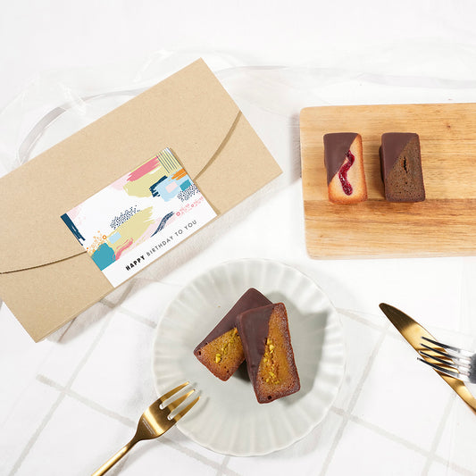 「送料無料」shirokane sweets TOKYO 白金ショコラフィナンシェ(ピスタチオ) 5個入(ポスト投函・配送日時指定不可)/HAPPY BITHDAY シール付