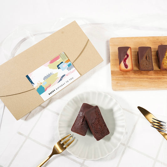 「送料無料」shirokane sweets TOKYO 白金ショコラフィナンシェ(ショコラ) 5個入(ポスト投函・配送日時指定不可)/HAPPY BITHDAY シール付