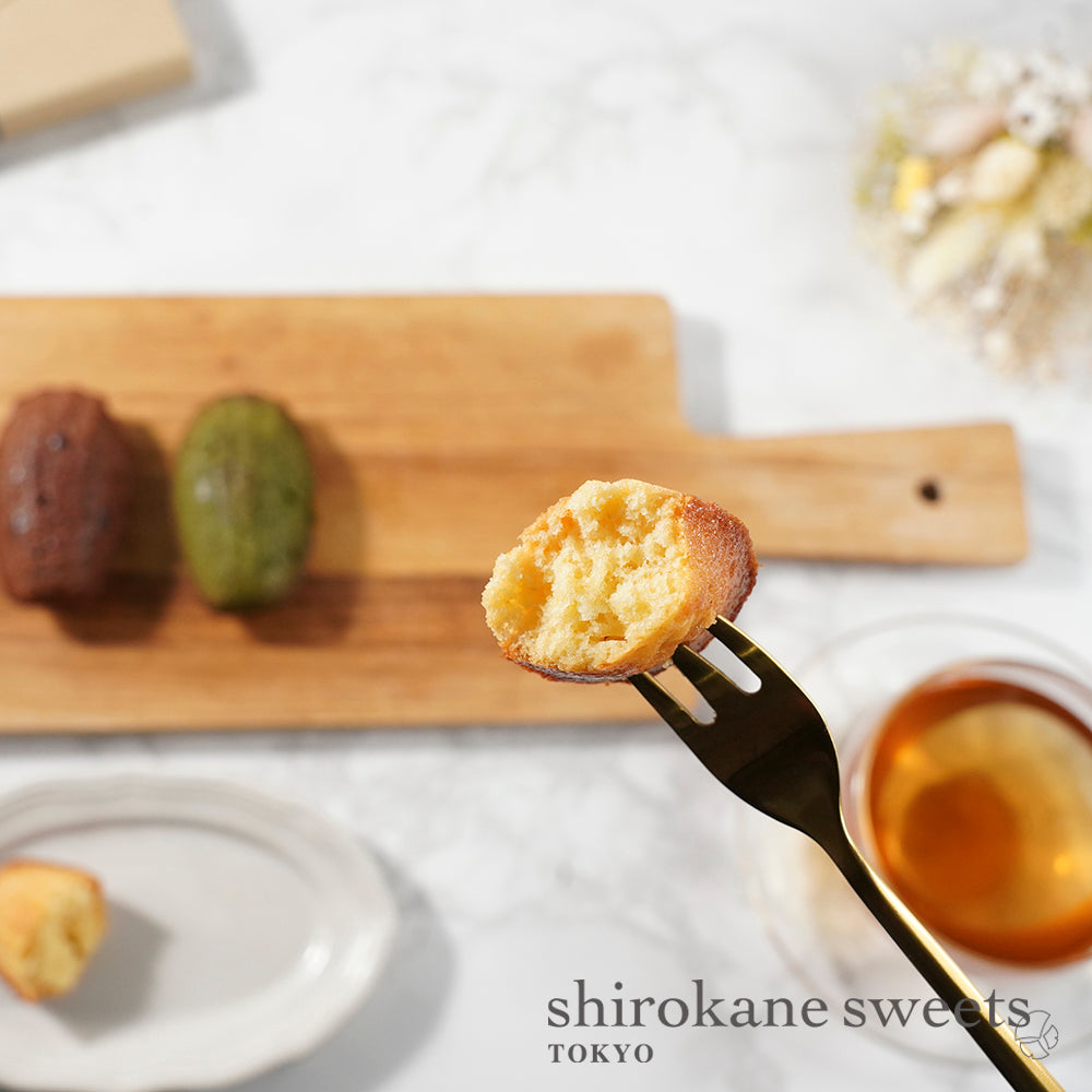 「送料無料」shirokane sweets TOKYO 白金マドレーヌ(ミックス) 4個入(ポスト投函・配送日時指定不可)/GIFT FOR YOU シール付