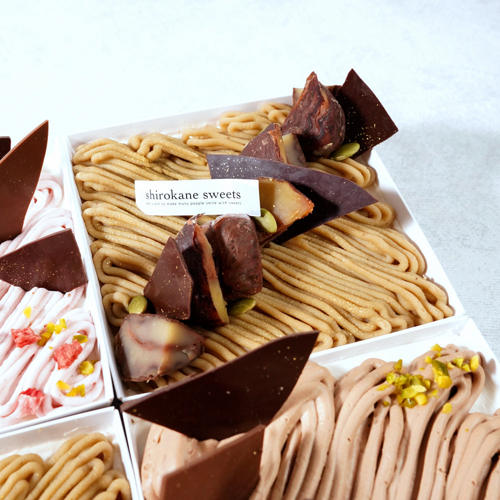 shirokane sweets TOKYO スイーツボックス 皇室献上栗 山江栗の白金モンブラン