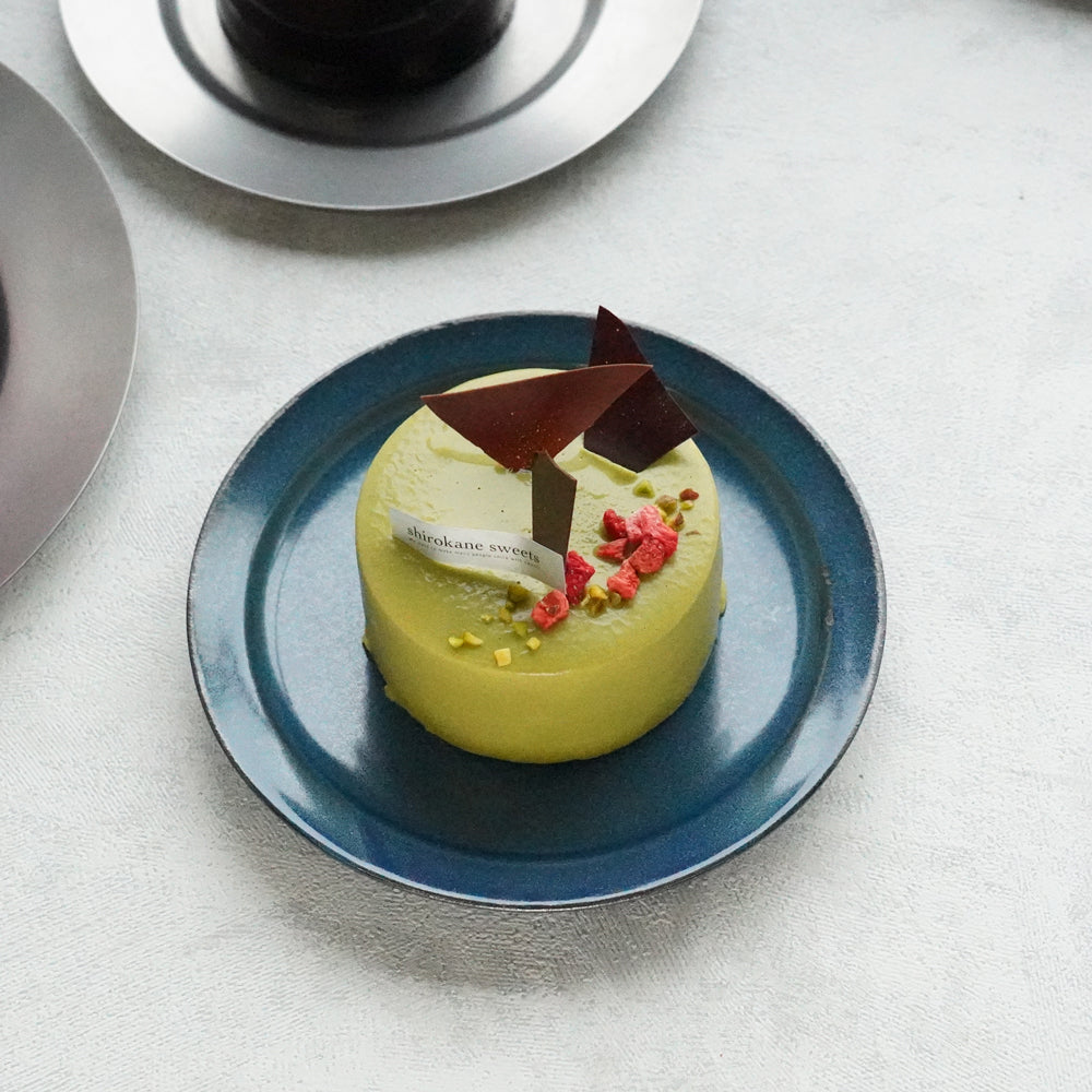 2人用ペアホールケーキ 白金ミロワール(ピスターシュ)