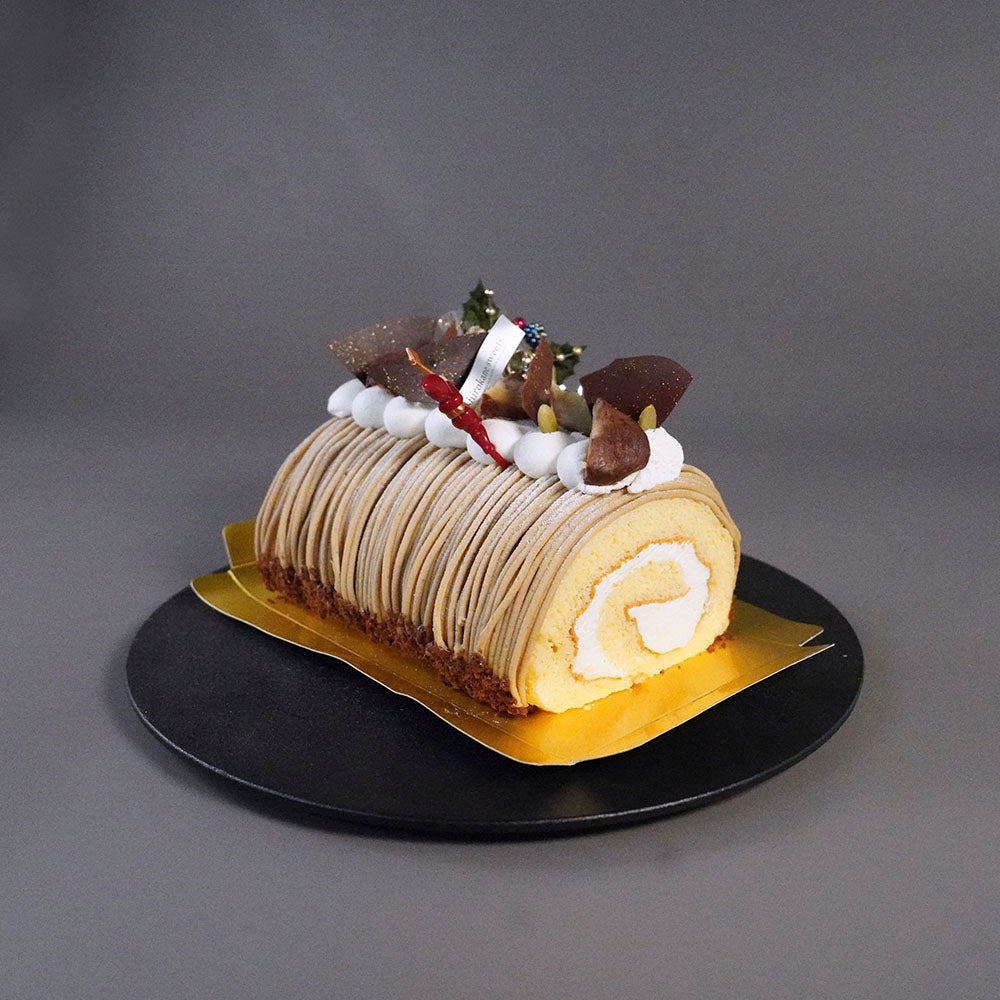 X'mas)皇室献上栗 山江栗の白金ブッシュドノエル – shirokanesweets