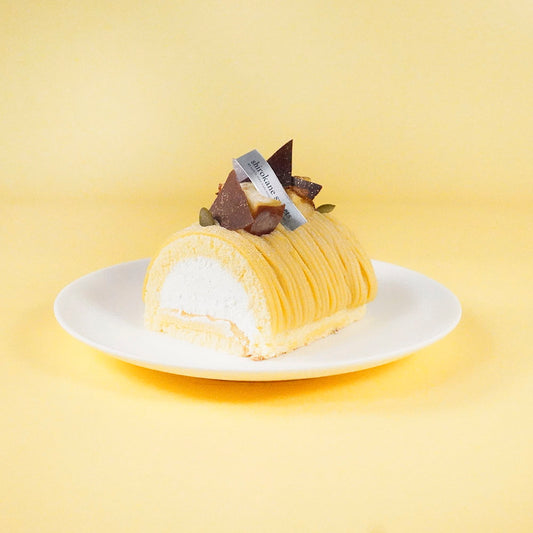 白金モンブランロール(芋) ハーフ