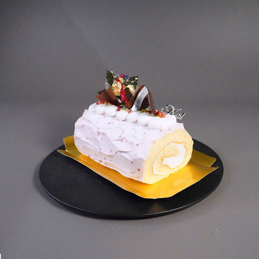 X'mas)白金プレミアムジャージーブッシュドノエル(苺)