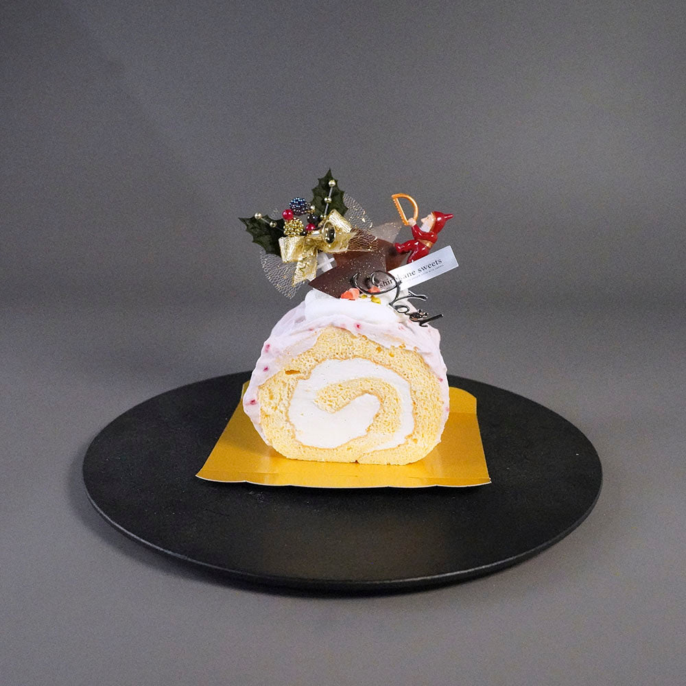 X'mas)白金プレミアムジャージーブッシュドノエル(苺) ハーフ