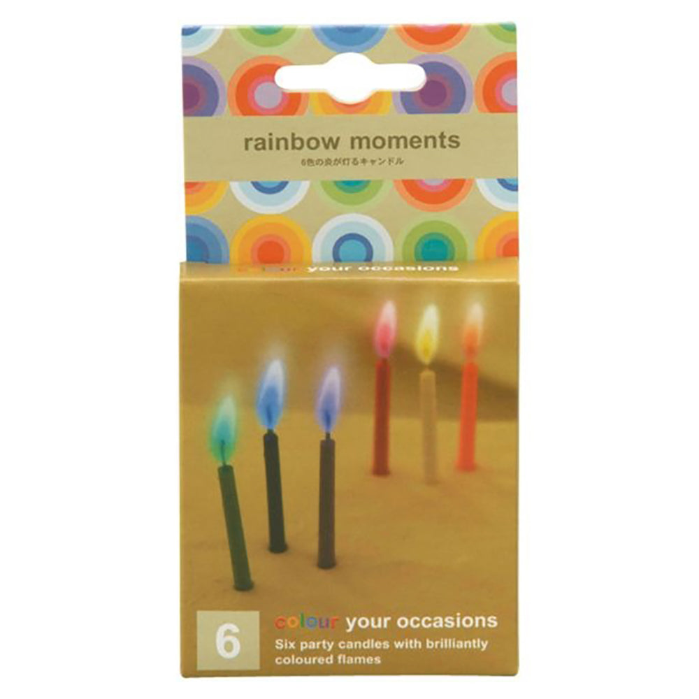 レインボーモーメントキャンドル 6個入り – shirokanesweets ONLINE STORE