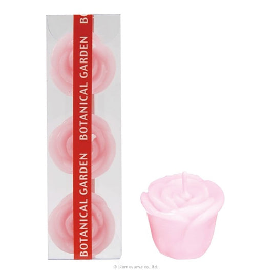 ローズキャンドル 3個入り