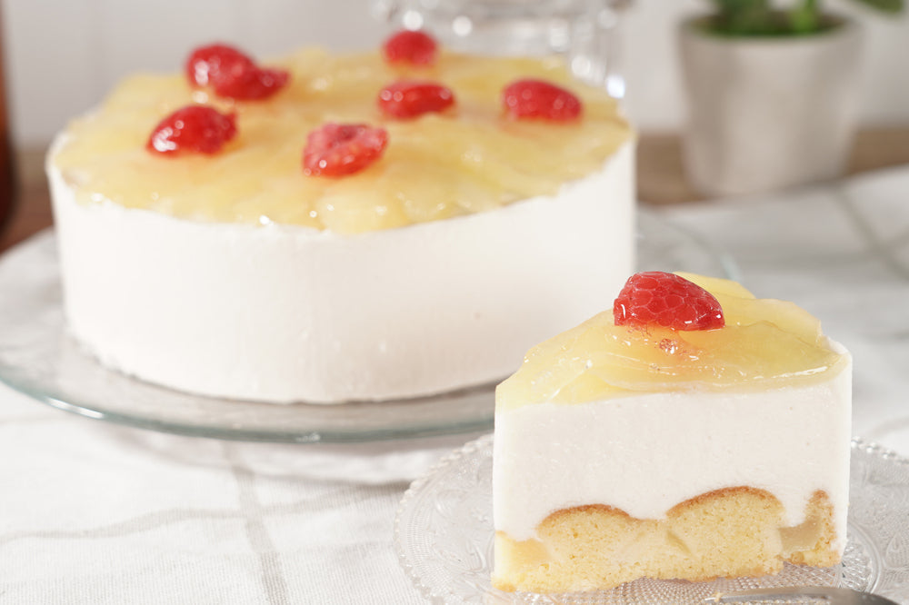 桃と林檎のケーキ
