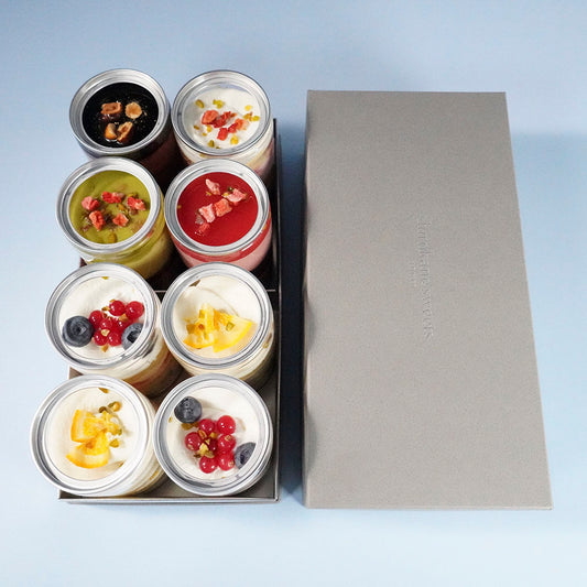 白金ムース&&ショート グラスケーキ8個入(オレンジ・ベリー2種x2 ムース&&ショート4種)