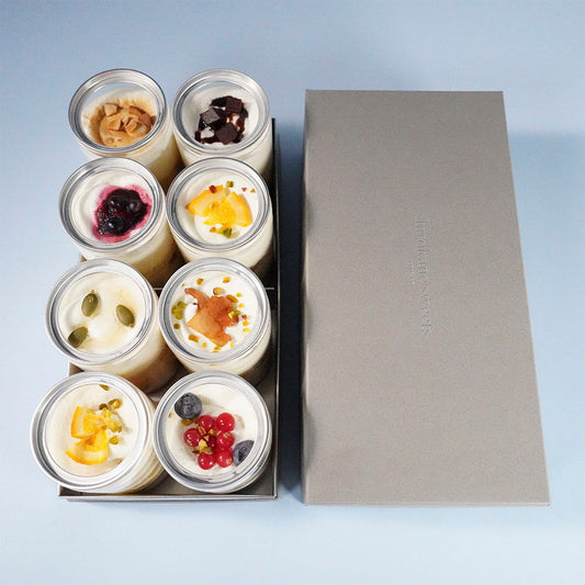 白金レアチーズ グラスケーキ8個入(ショート2種 レアチーズ6種)