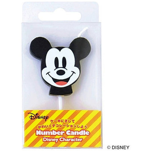 ディズニーキャラクターナンバーキャンドル-ミッキー