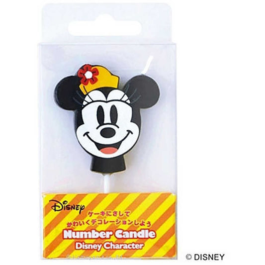 ディズニーキャラクターナンバーキャンドル-ミニー