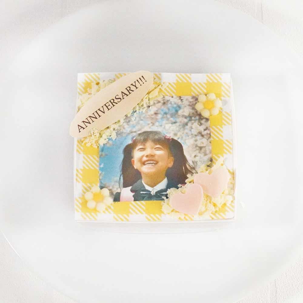 【写真ケーキ】shirokane sweets TOKYO オリジナルデコレーション・ショートケーキ(オレンジ)4個用ギフトボックスページ