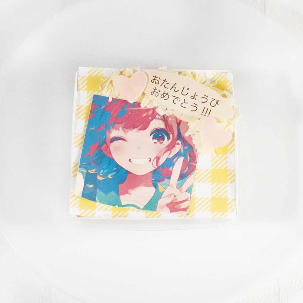 【写真ケーキ】shirokane sweets TOKYO オリジナルデコレーション・ショートケーキ(ベリー)1個用ギフトボックスページ