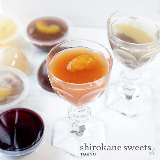 shirokane sweets TOKYO プレミアムフルーツゼリー フルーツあんみつゼリー フルーツ水羊羹/白金スイーツ(シロカネスイーツ)