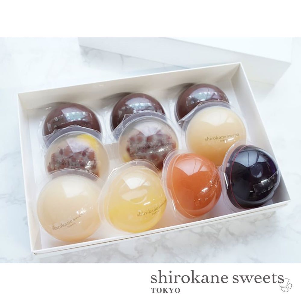 shirokane sweets TOKYO プレミアムフルーツゼリー　フルーツあんみつゼリー　フルーツ水羊羹／白金スイーツ（シロカネスイーツ）