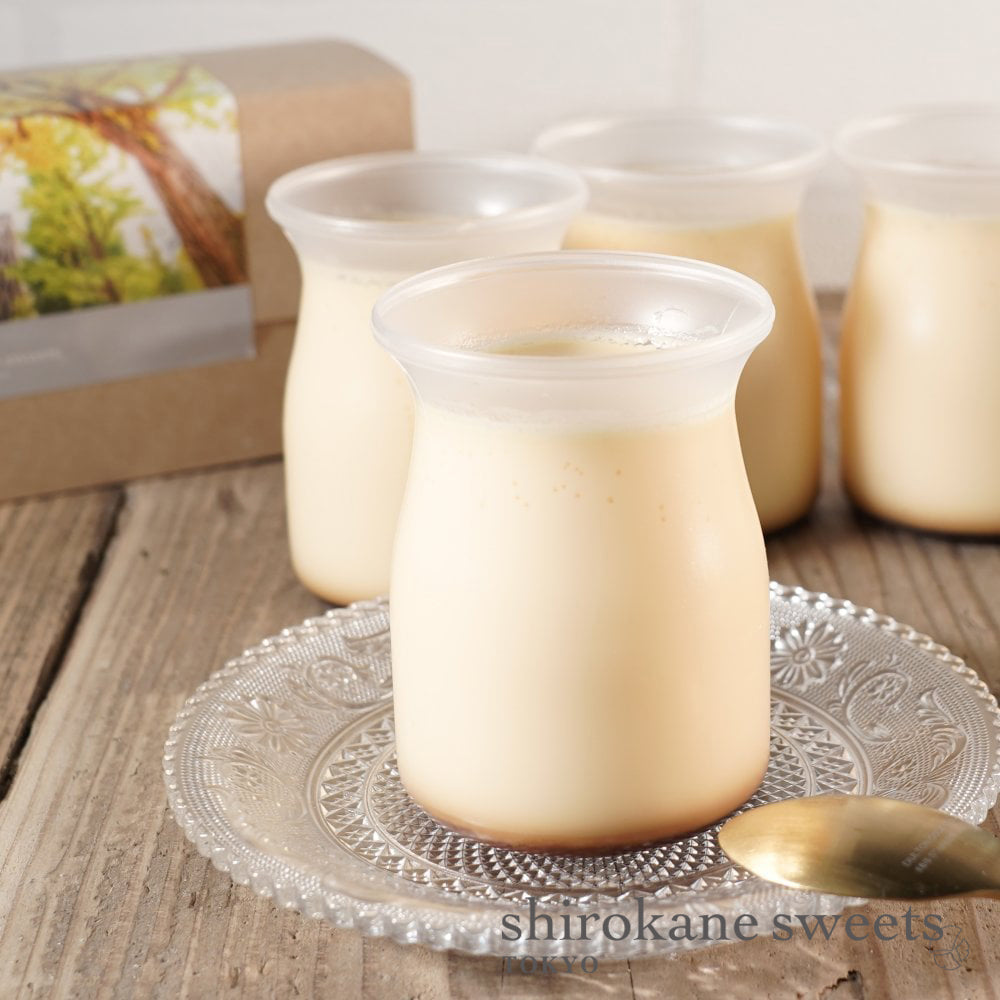 shirokane sweets TOKYO 白金プラチナプリン(3個入)/白金スイーツ(シロカネスイーツ)