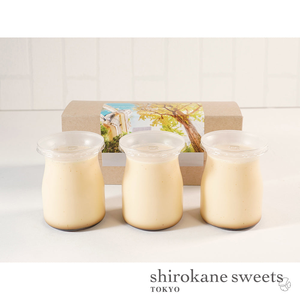 shirokane sweets TOKYO 白金プラチナプリン(3個入)/白金スイーツ(シロカネスイーツ)