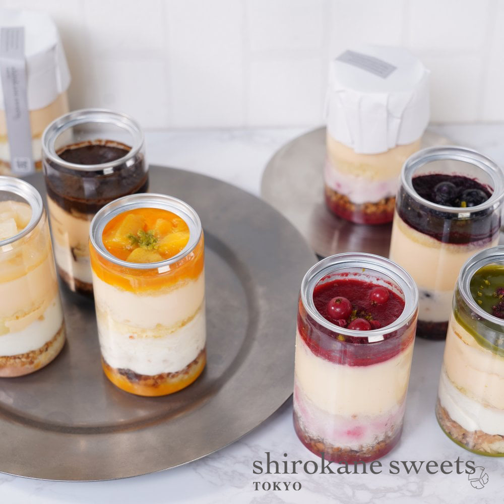 白金ホワイトティラミスグラスケーキ(カフェ・ショコラ) 4個