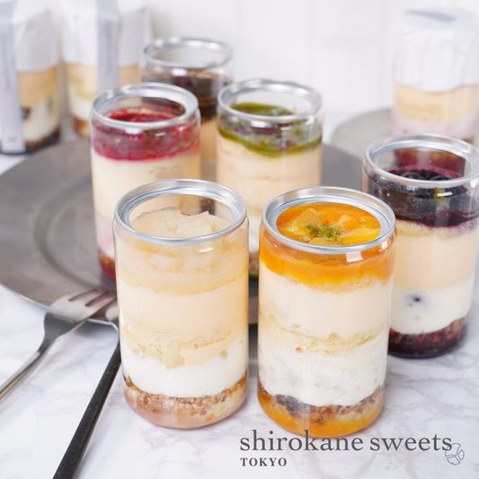 白金ホワイトティラミスグラスケーキ(6種アソート)