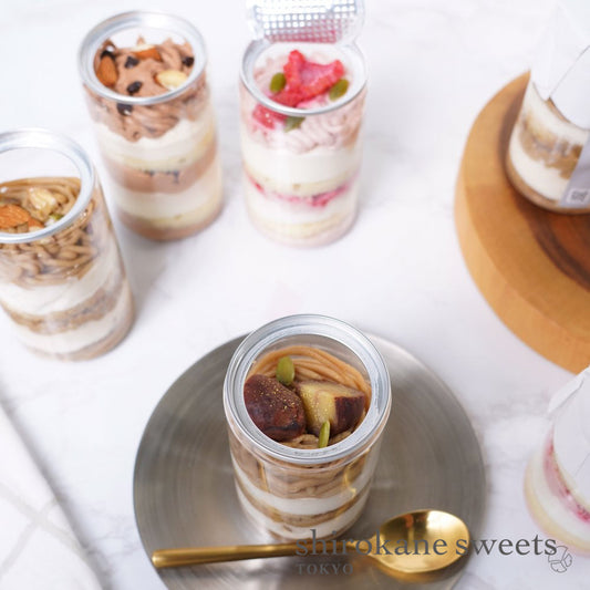 白金モンブラングラスケーキ 4種アソート