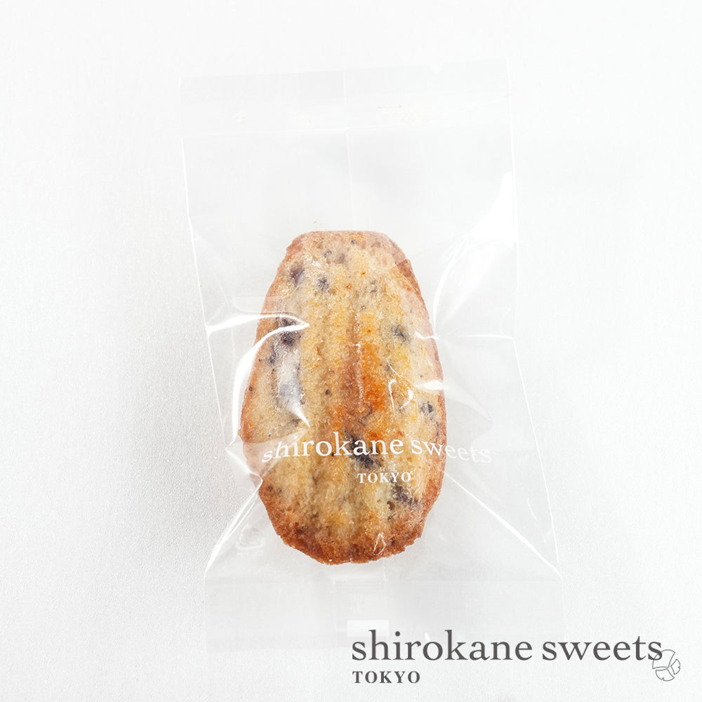 「送料無料」shirokane sweets TOKYO 白金マドレーヌ（ブルーベリー）　4個入（ポスト投函・配送日時指定不可）