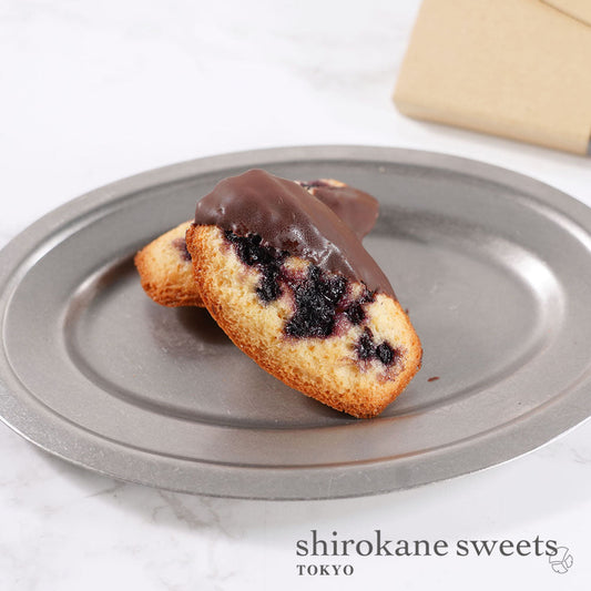 「送料無料」shirokane sweets TOKYO 白金ショコラマドレーヌ(ブルーベリー) 4個入(ポスト投函・配送日時指定不可)