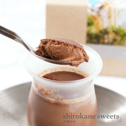 shirokane sweets TOKYO 白金プラチナショコラプリン(3個入)/白金スイーツ(シロカネスイーツ)