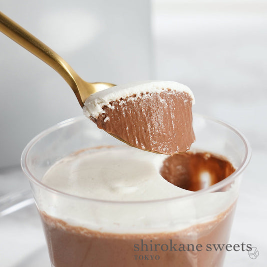 shirokane sweets TOKYO 白金プラチナクリームプリン(ショコラ)(3個入)/白金スイーツ(シロカネスイーツ)