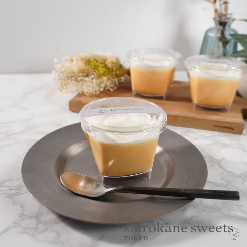 shirokane sweets TOKYO 白金プラチナクリームプリン 3個入