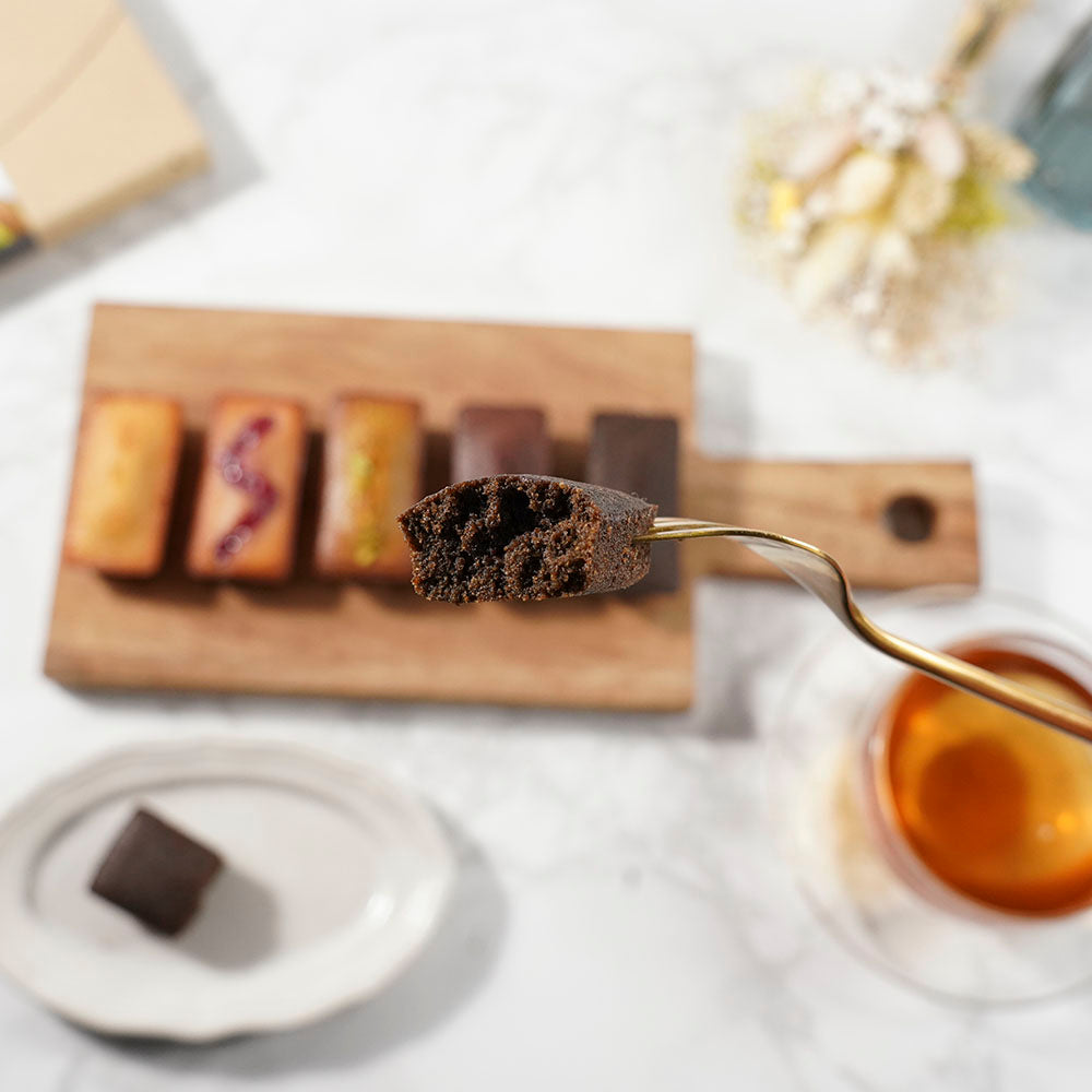 【送料込】白金フィナンシェ（ほうじ茶）5個入（ポスト投函・配送日時指定不可）