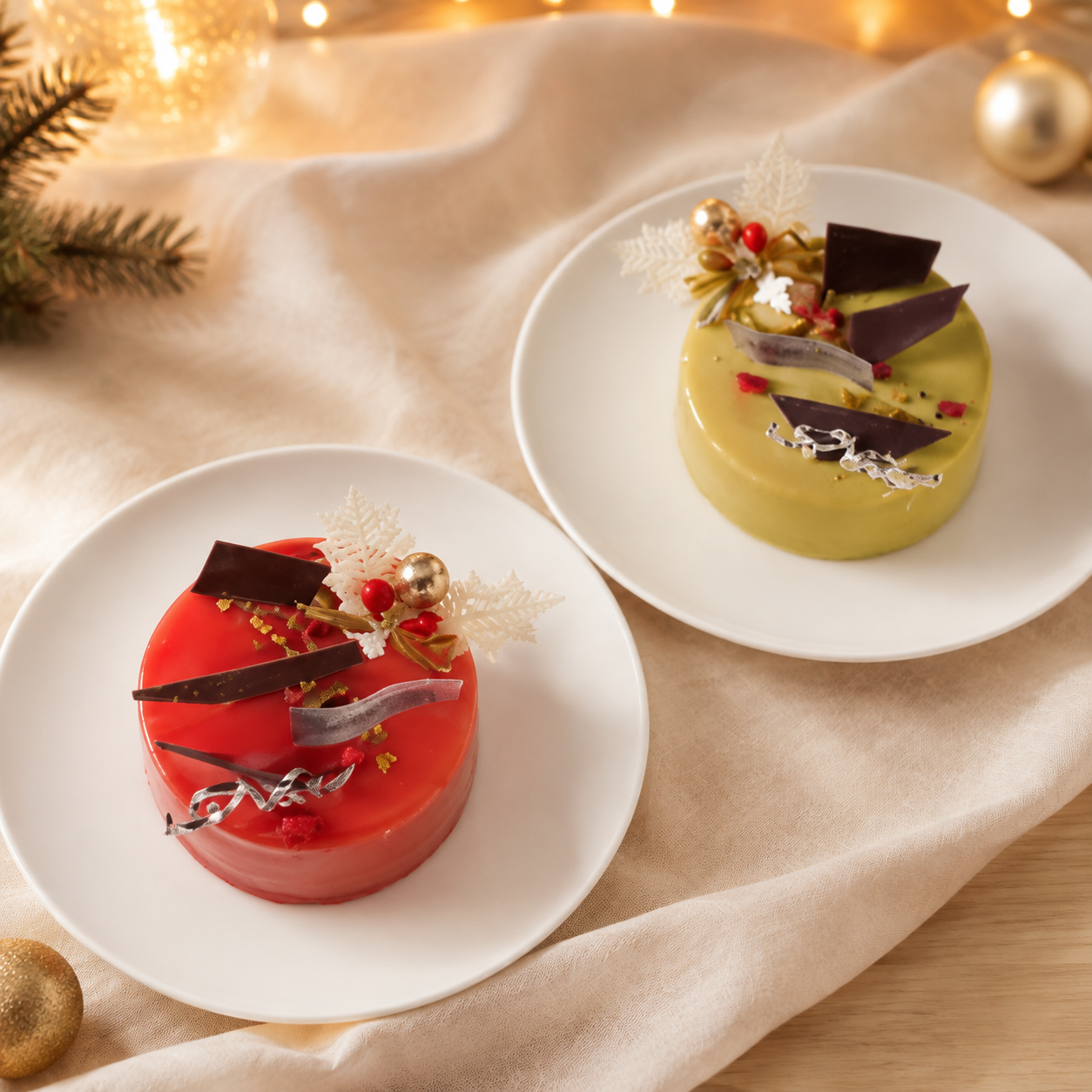 白金クリスマスデュオ ～ピスターシュ＆フランボワーズ～