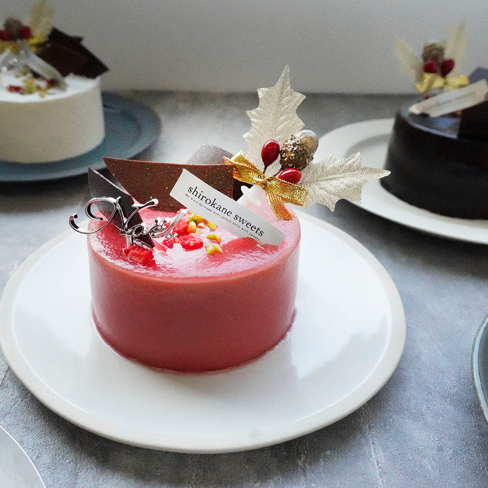 shirokane sweet TOKYO ２人用ペアホールケーキXmas 白金ミロワール（フランボワーズ）【gifteeクーポン】