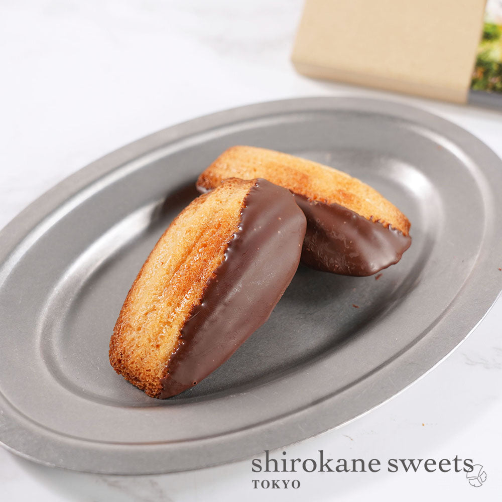 「送料無料」shirokane sweets TOKYO 白金ショコラマドレーヌ（プレーン）　4個入（ポスト投函・配送日時指定不可）／GIFT FOR YOU シール付