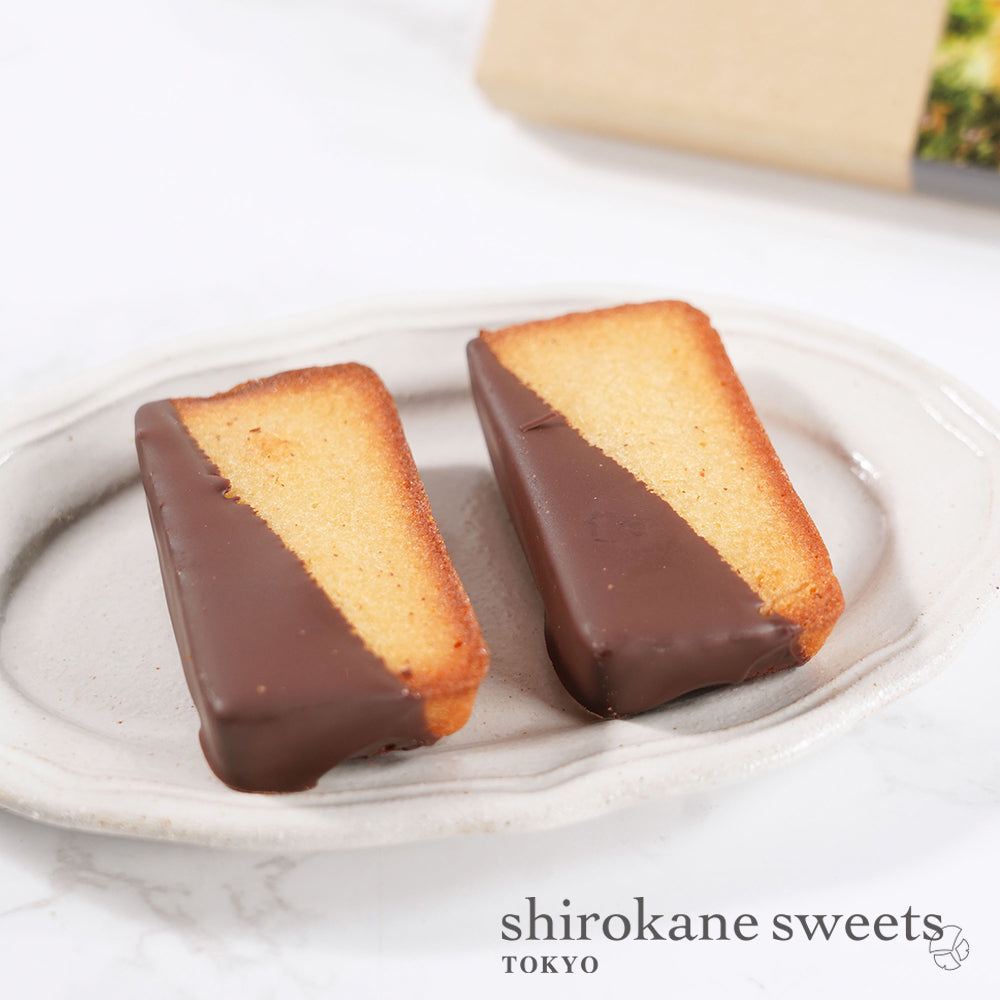 「送料無料」shirokane sweets TOKYO 白金ショコラフィナンシェ（ミックス）　５個入（ポスト投函・配送日時指定不可）／HAPPY BITHDAY シール付