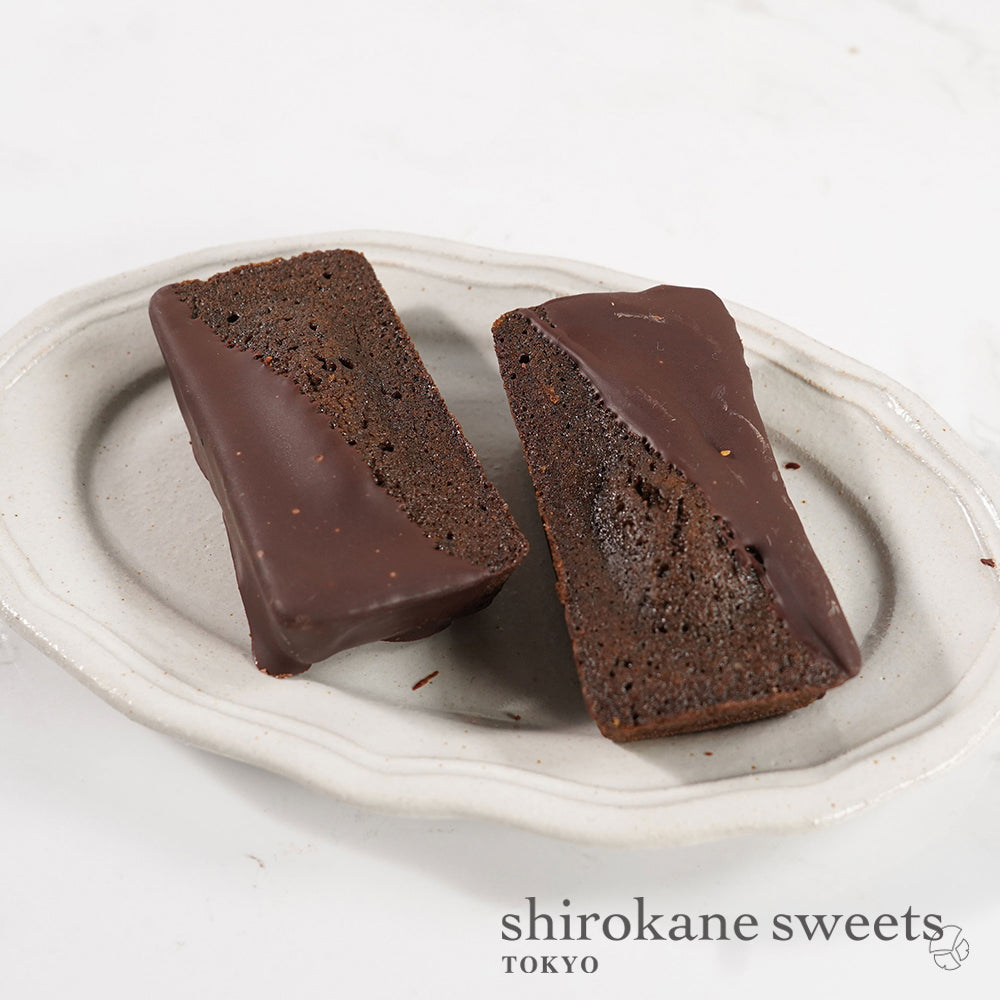 「送料無料」shirokane sweets TOKYO 白金ショコラフィナンシェ（ミックス）　５個入（ポスト投函・配送日時指定不可）／HAPPY BITHDAY シール付【gifteeクーポン】